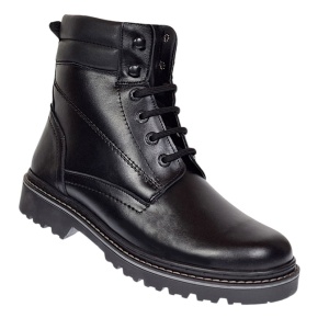 Bocanci barbati miliari din piele naturala imblaniti, model Army Force Negru GKR700N - Img 5