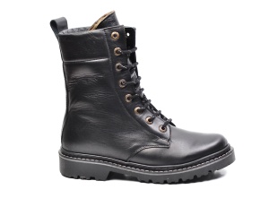 Bocanci barbati militari din piele naturala imblaniti Army Force K5 GKR955N - Img 5
