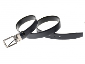 Curea barbati eleganta, din piele naturala ,bluemarin 3.5 cm - DR1210NBLM - Img 4