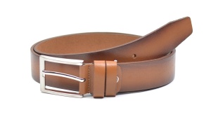 Curea barbati eleganta din piele naturala maro 3.7cm - DR239MD