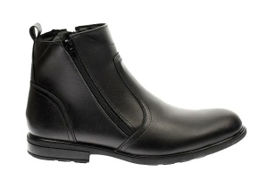 Ghete barbati casual din piele naturala cu fermoar imblanite - GB44N Marimea 41