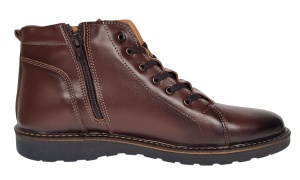 Ghete barbati casual din piele naturala imblanite Maro GS2021M - Img 5