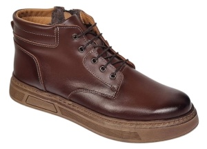 Ghete barbati casual imblanite din piele naturala Maro Gold GS123M