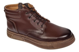 Ghete barbati casual imblanite din piele naturala Maro Gold GS123M - Img 2