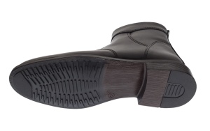 Ghete barbati din piele naturala cu fermoar imblanite GKR714N - Img 4