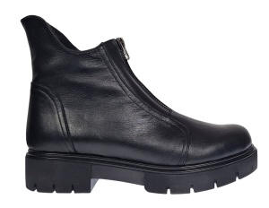Ghete dama casual din piele naturala imblanite GD99NBOX - Img 6