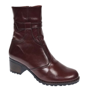 Ghete dama casual din piele naturala Maro GD204M