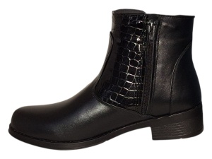 Ghete dama caual din piele naturala Imblanite BVS23NCR - Img 4