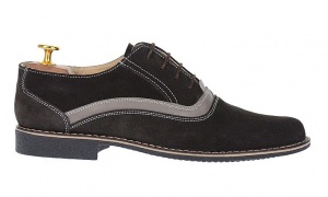Marimea 39 Pantofi barbati casual din piele naturala intoarsa LP37GRIVEL - Img 4