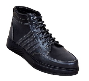 Marimea 40 Ghete barbati din piele naturala imblanite, GKR, Negru GKR59N - Img 1