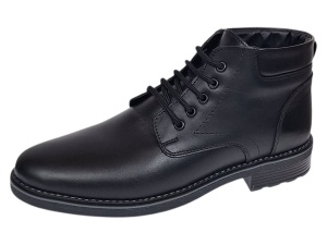 Oferta 39 Ghete barbati casual din piele naturala imblanite GB101N - Img 3