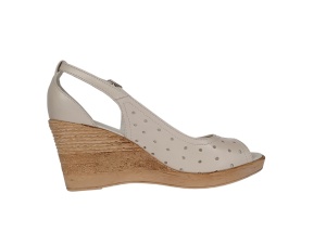 Oferta 39 Sandale dama crem din piele naturala - LNA177CREM - Img 5