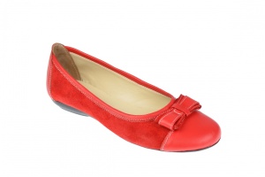 OFERTA marimea 36 - Balerini dama casual din piele naturala in combinatie cu piele intoarsa - Made in Romania LZENARR - Img 6