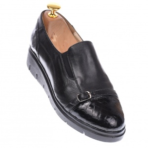 OFERTA marimea 37 - Pantofi dama casual din piele naturala, cu platforme - LP103CRN2 - Img 2
