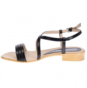 OFERTA marimea 37 Sandale dama din piele naturala cu platforma joasa - cod LS8N2 - Img 3