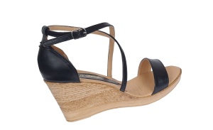 Oferta marimea 38, 39 - Sandale dama casual elegante din piele naturala Negru LS7N2 - Img 6