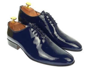 Oferta marimea 38, 41, - Pantofi barbati eleganti bleumarin din piele naturala lac, ENZO - LMOD1BLMLAC - Img 9