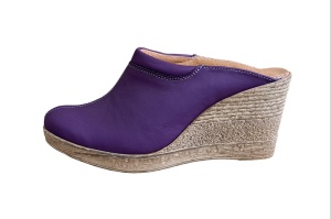 OFERTA marimea 39, 41 Saboti dama din piele naturala, platforme de 7 cm - Img 4