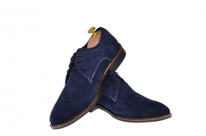 Oferta marimea 39, 42 Pantofi barbati casual din piele naturala bleumarin - L85BLVEL - Img 2