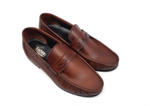 OFERTA MARIMEA 39, 44 Pantofi barbati din piele naturala de culoare maro - LSC1M - Img 3