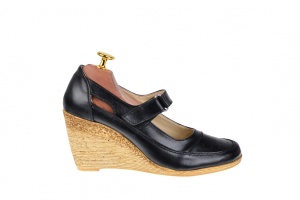 Oferta marimea 39 - Pantofi dama, cu platforma, din piele naturala - LP9154NBOX - Img 2