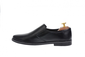 Oferta marimea 40 - Pantofi barbati casual din piele naturala, cu elastic - LROVI34NEL - Img 2