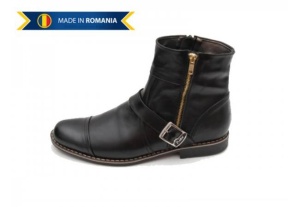 Oferta marimea 41, 42 - Ghete barbati casual din piele naturala - Made in Romania LGJONN1 - Img 4