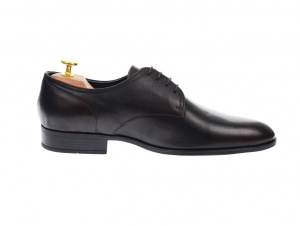 OFERTA MARIMEA 41 - Pantofi barbati eleganti, cu siret, din piele naturala maro - L703MARO - Img 2