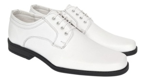 Oferta Marimea 42 Pantofi barbati albi eleganti din piele naturala cu siret LPB2265M - Img 2