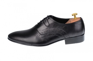 OFERTA MARIMEA 42 - Pantofi Barbati Office, Eleganti, din Piele Naturala, Negru, CIUCALETI SHOES - Img 5