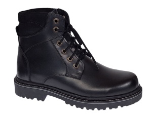 Oferta marimea 44 Bocanci barbati din piele naturala imblaniti, model iarna KLAUS LBOC330NV - Img 8