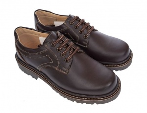Oferta marimea 44 Pantofi barbati casual din piele naturala, model toamna, iarna LMARK3MBOX - Img 6