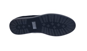 Pantofi barbati casual din piele naturala antilopa - Model Negru 338 VELN - Img 5