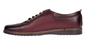 Pantofi barbati casual din piele naturala Bordeaux - GKRSPORTVIS - Img 5