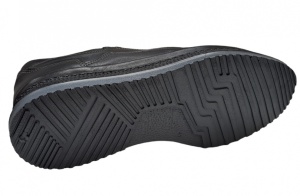 Pantofi barbati, casual, din piele naturala, cu elastic, Negru, 788N - Img 5