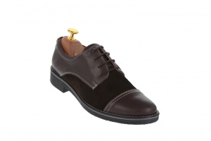 Pantofi barbati casual din piele naturala, culoare maro, PAMM