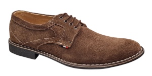 Pantofi barbati casual din piele naturala intoarsa - Marimea 39 Maro - GKR7XM