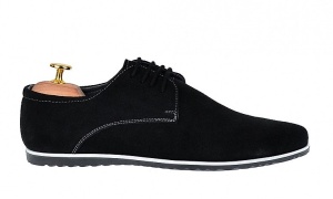 Pantofi barbati casual din piele naturala intoarsa - Model 880NVEL - Img 5
