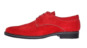 Pantofi barbati casual din piele naturala intoarsa, Rosu - CARLO PARVELTG - Img 6
