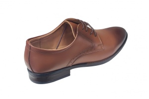 Pantofi barbati casual din piele naturala maro - 101TGMCON - Img 4