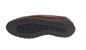 Pantofi barbati casual din piele naturala maro cu elasic - GKR480EM - Img 8