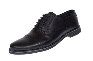 Pantofi barbati casual din piele naturala Negru P32NBOX - Img 4