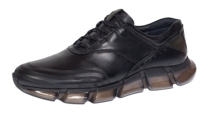 Pantofi barbati casual din piele naturala, negru, Zidan SIR121N - Img 11