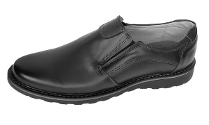 Pantofi barbati casual din piele naturala talpa sport fara inchidere GKR480EN - Img 5