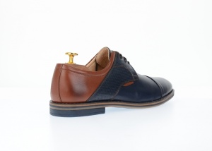 Pantofi barbati casual - eleganti, din piele naturala - SIR156BLM - Img 5