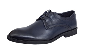 Pantofi barbati din piele naturala bleumarin Alexander 177 - Img 5