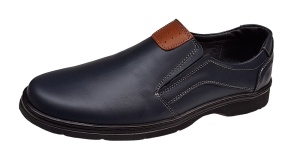 Pantofi barbati din piele naturala Bleumarin GKR104BL - Img 4