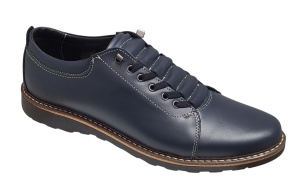 Pantofi barbati din piele naturala Bleumarin Marko - Gkr Shoes - Img 5