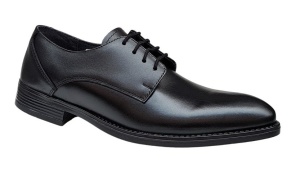Pantofi barbati elegant din piele naturala - Negru 990N - Img 5