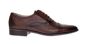 Pantofi barbati eleganti cu siret din piele naturala Maro GKRCRISM - Img 7